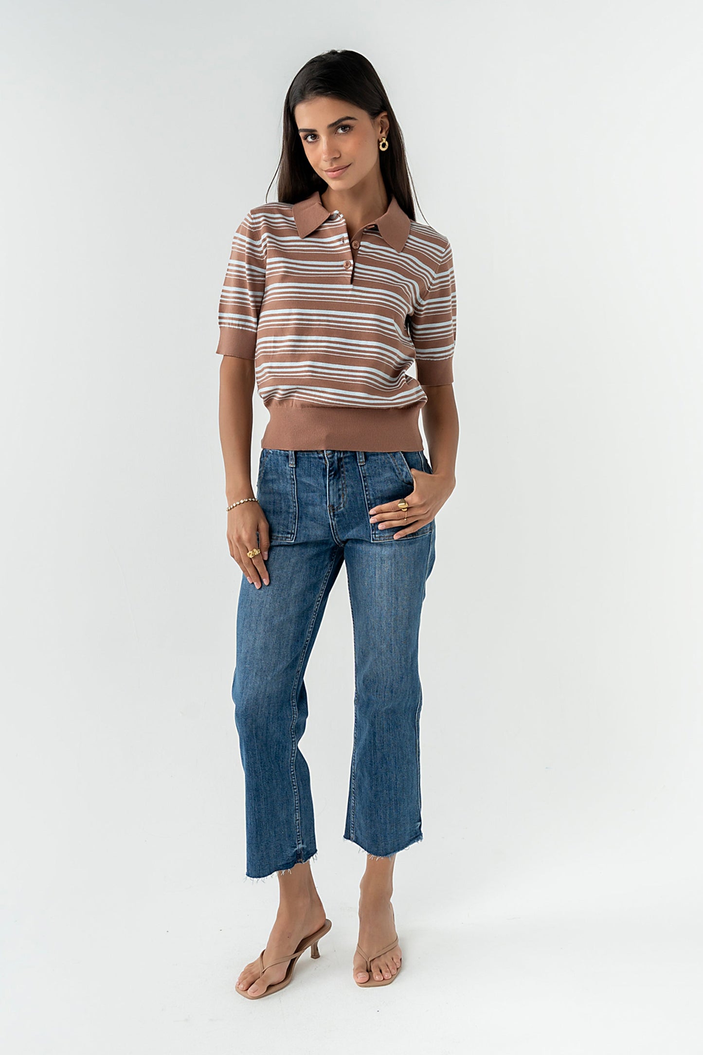 Eileen Cropped Straight Leg Jeans