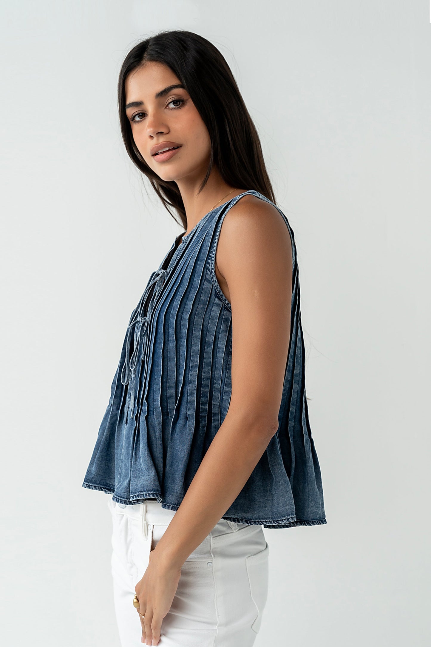 Caiden Pleated Top