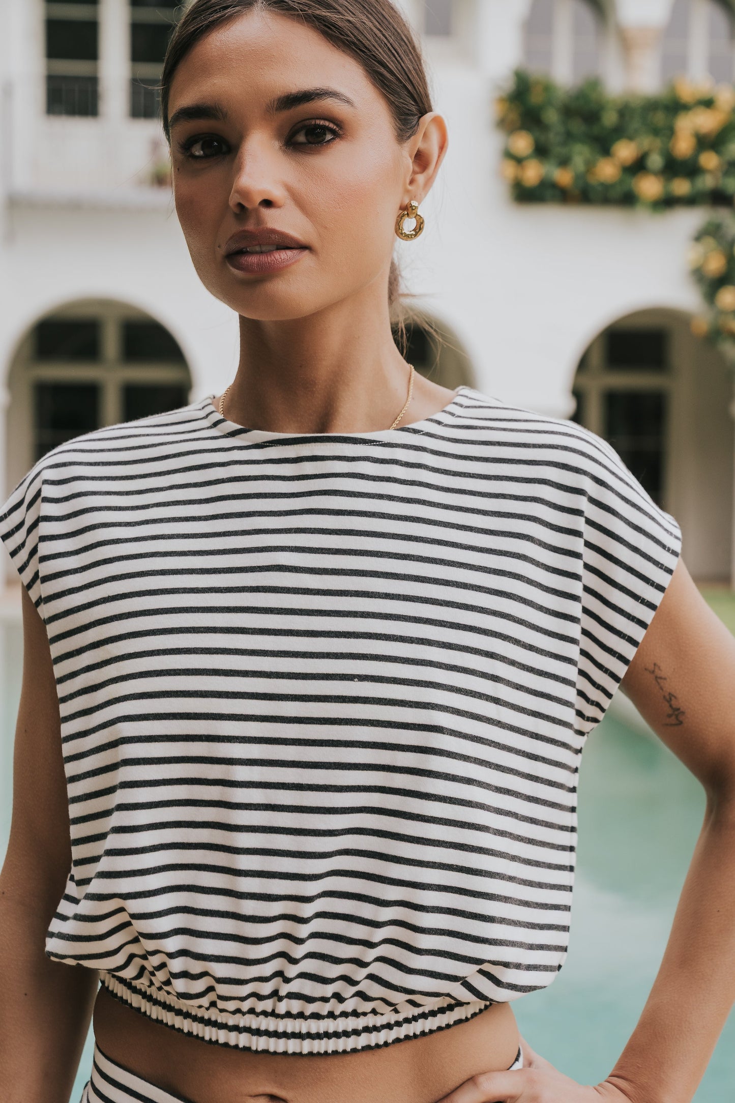 Camille Striped Top