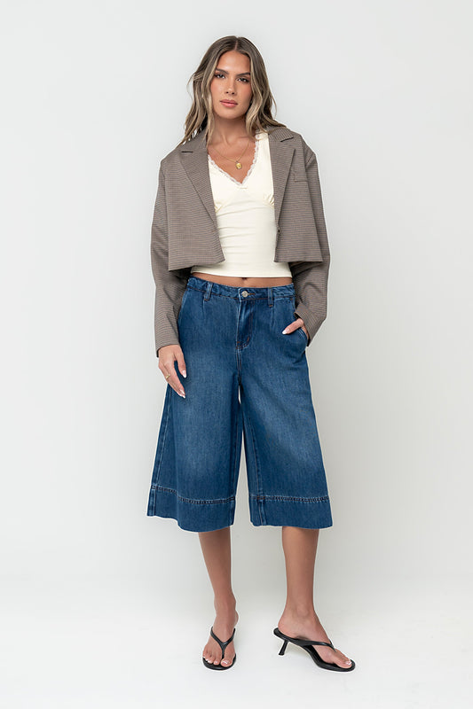 Crystal Cropped Blazer