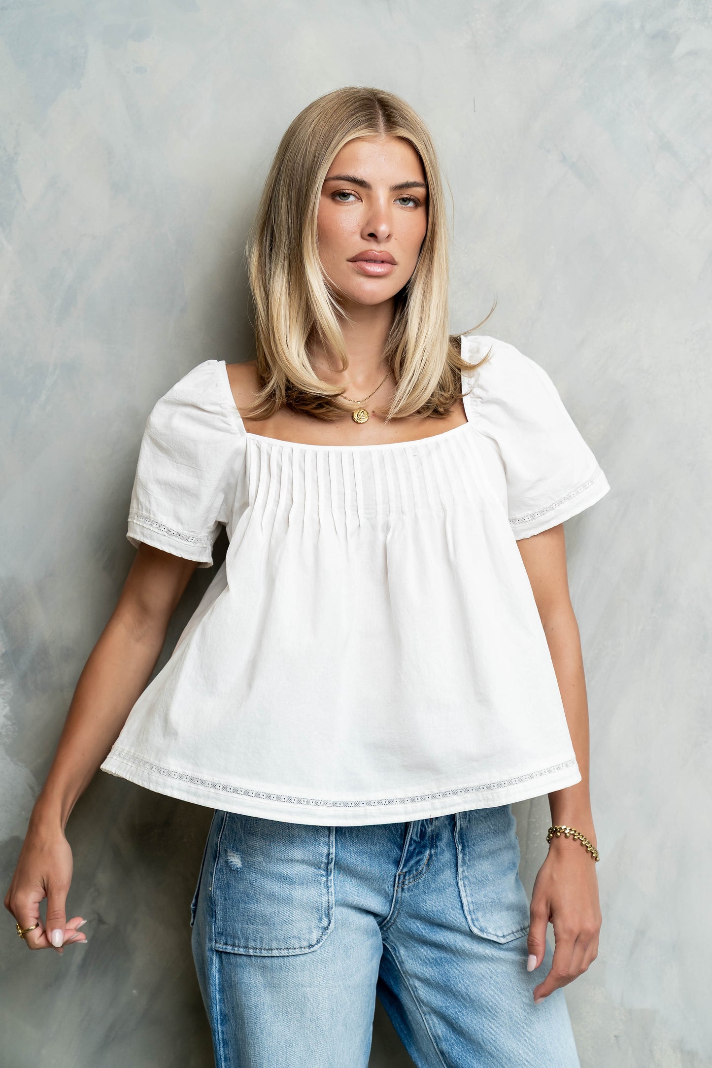 Harmony Pleated Blouse
