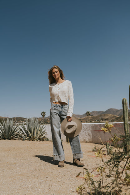 Corinne Crochet Cardigan
