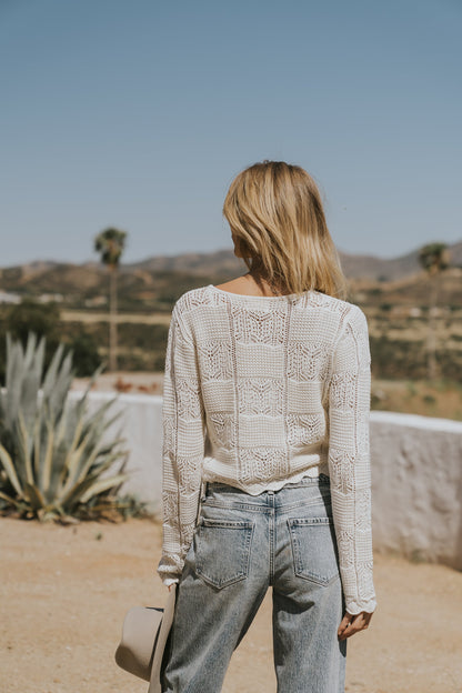 Corinne Crochet Cardigan