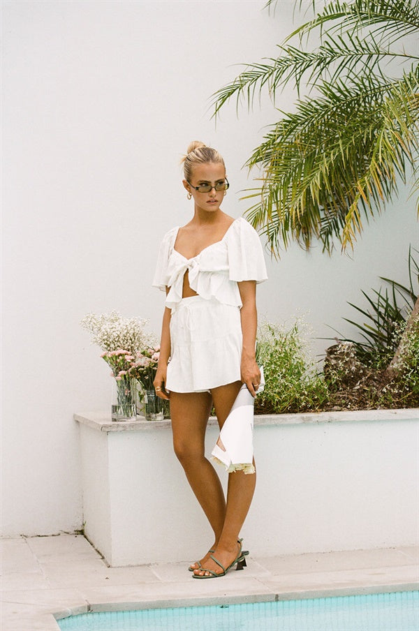 SAMPLE-Allura Shorts - White