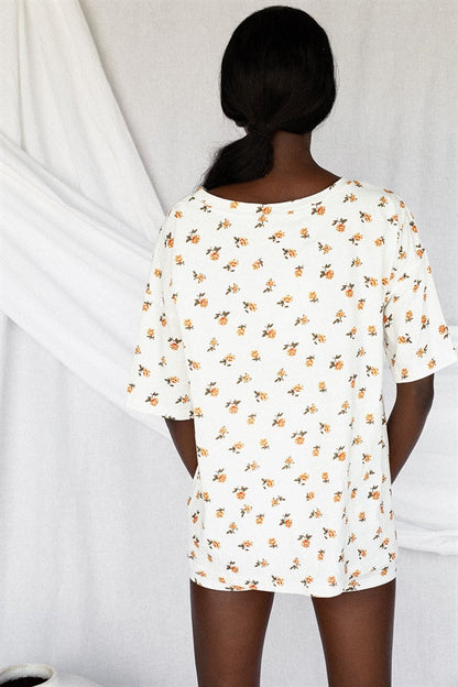 SAMPLE-Archer Tee - Rose