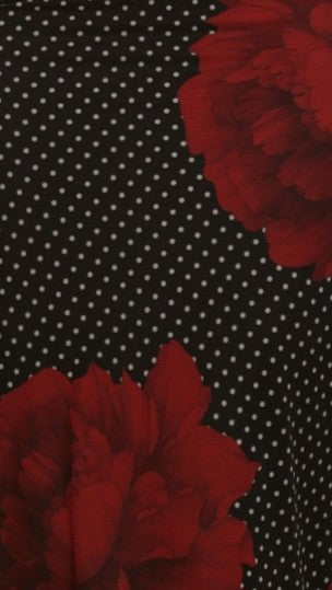 Freeda Maxi Dress - Black Floral