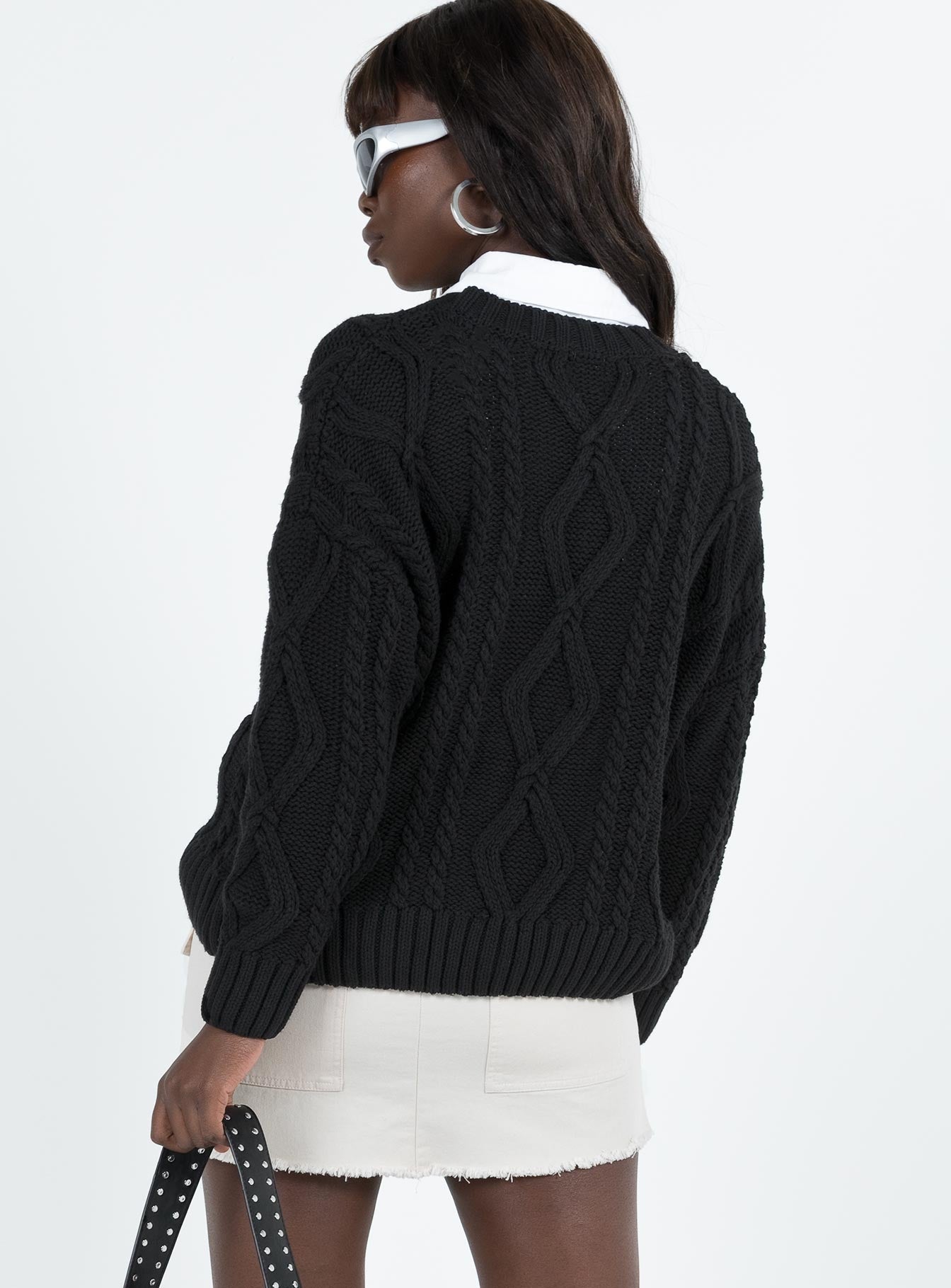 Anaya Oversized Jumper Black