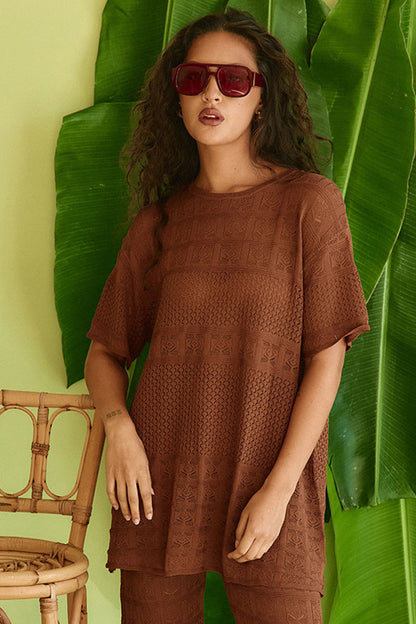 Nixie Top - Chocolate
