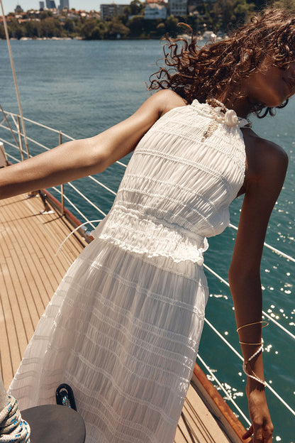 SAMPLE-Cabo Dress - White