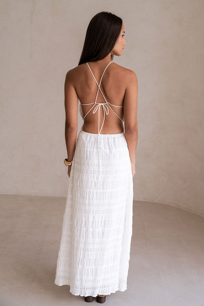 SAMPLE-Cabo Dress - White