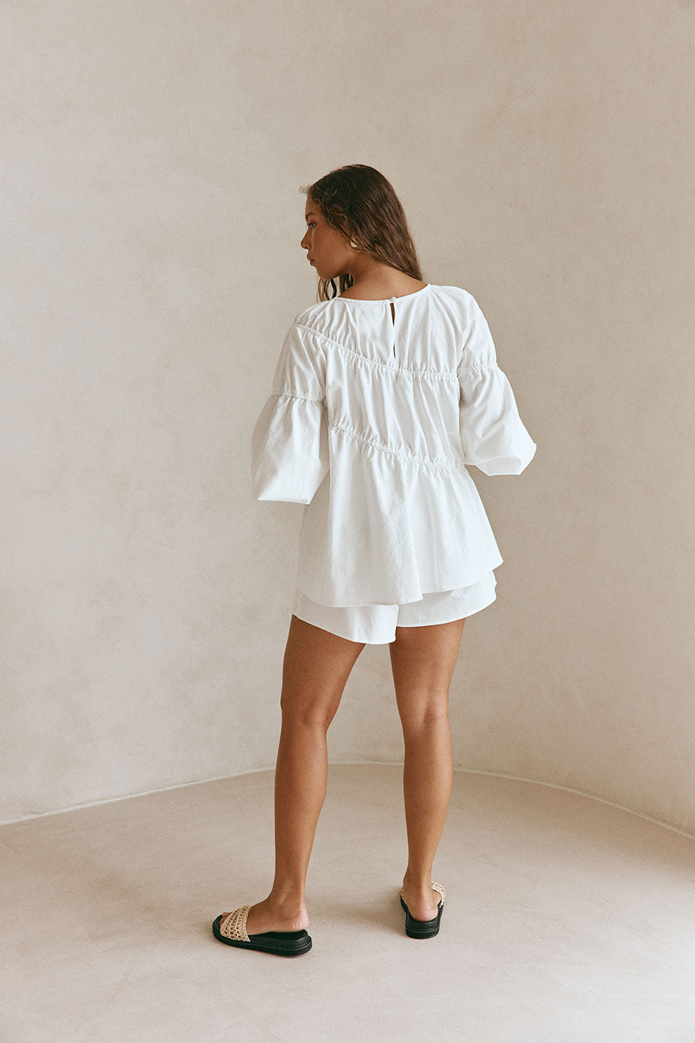 SAMPLE-Akel Top - White