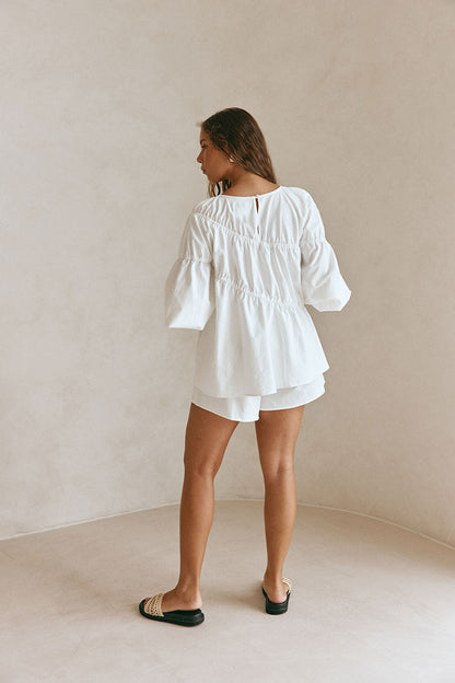 SAMPLE-Akel Top - White