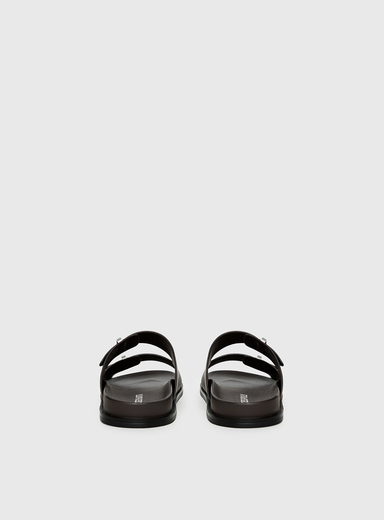 Dedication Double Strap Sandals Chocolate