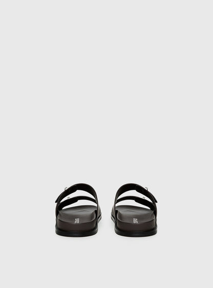 Dedication Double Strap Sandals Chocolate