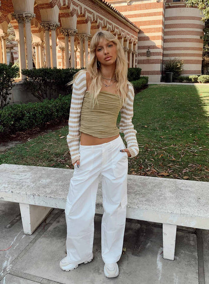 Cecile Strapless Top Mushroom