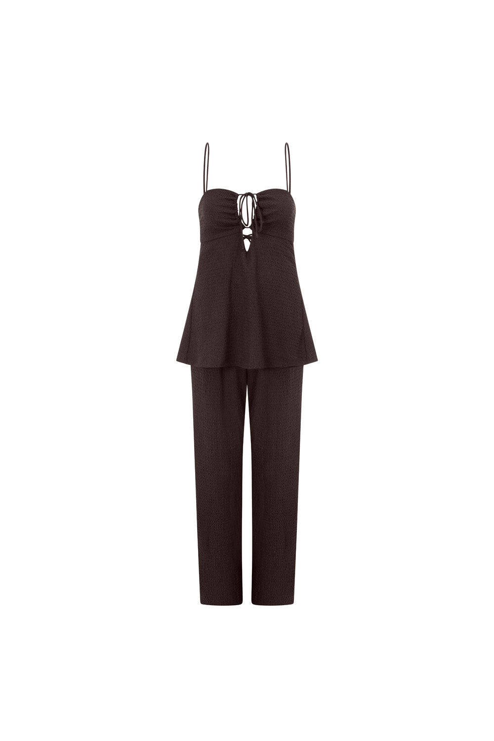 SAMPLE-Ashton Jumpsuit - Chocolate