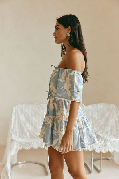 Harp Dress - Ink Floral