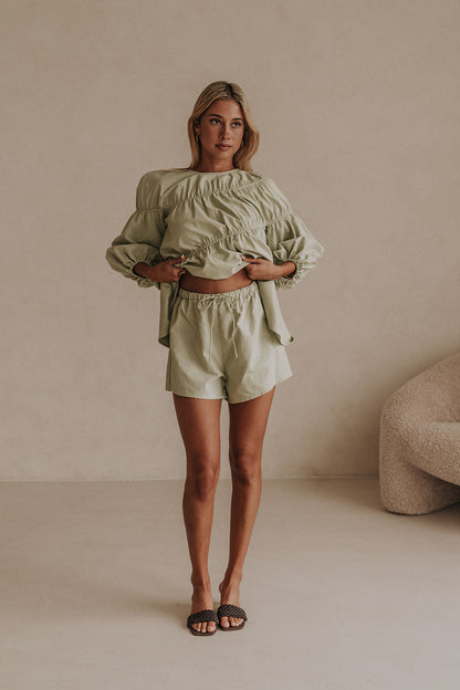 SAMPLE-Akel Shorts - Mint