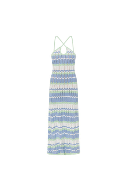 Bexley Knit Dress - Sky