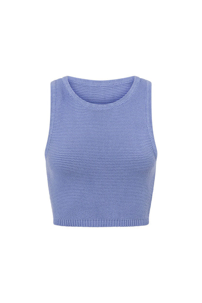 Heather Top - Azure