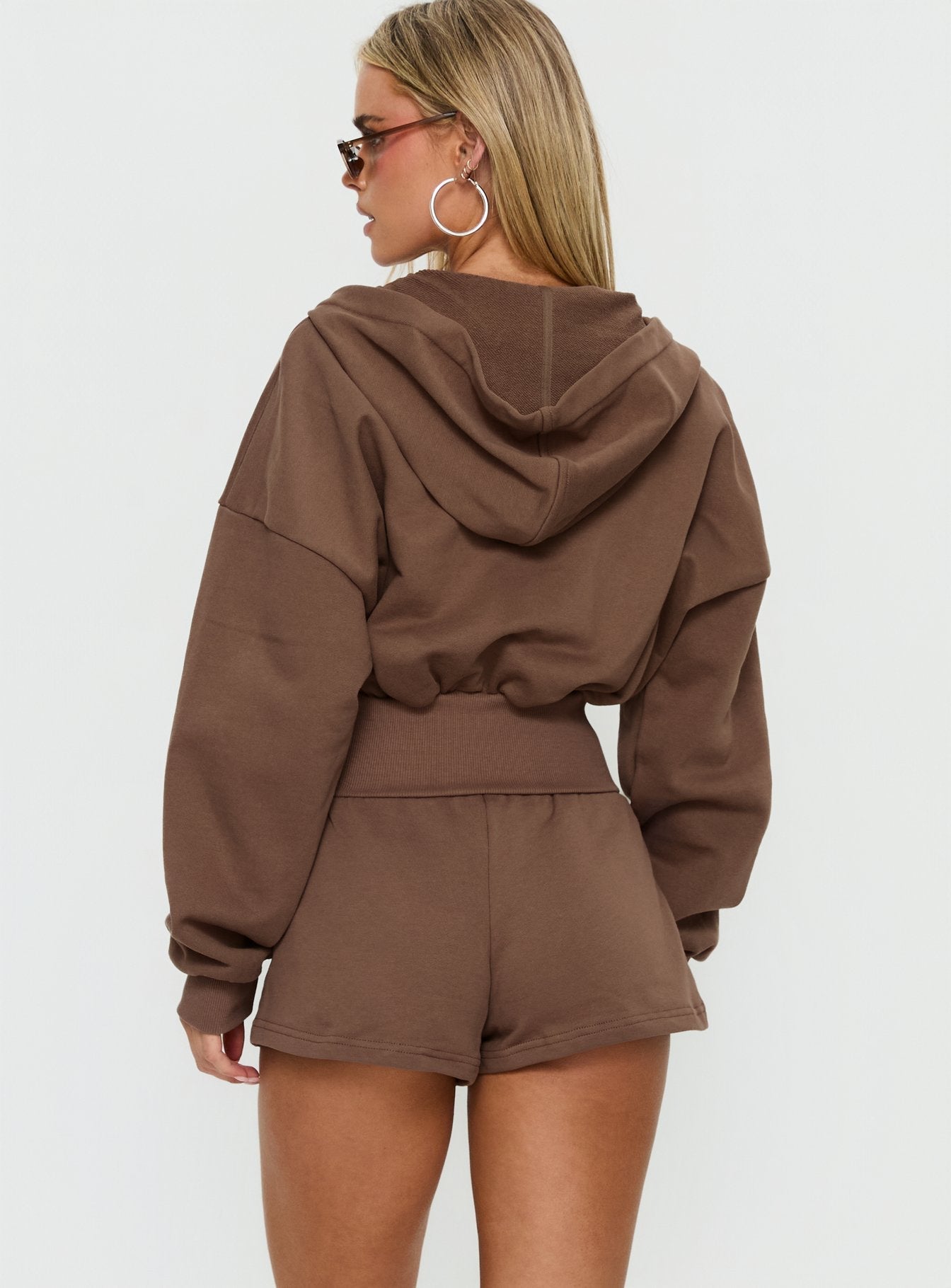 Daybreak Rib Waist Shorts Cocoa