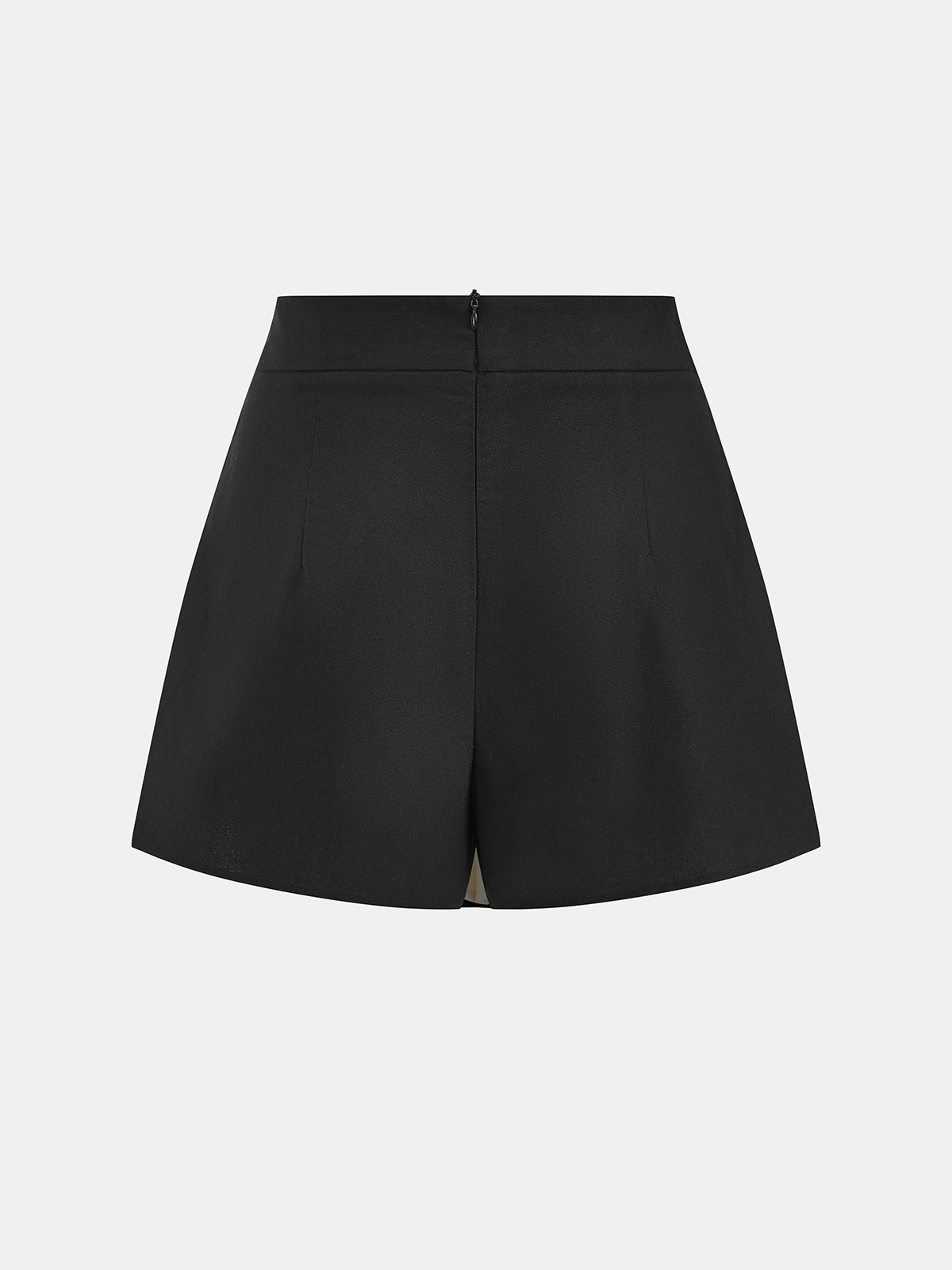 Cotton Linen Two-Tone Drawstring Shorts
