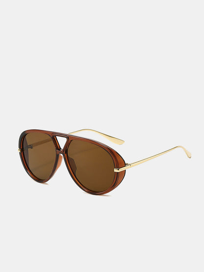 Metal Arm Aviator Sunglasses
