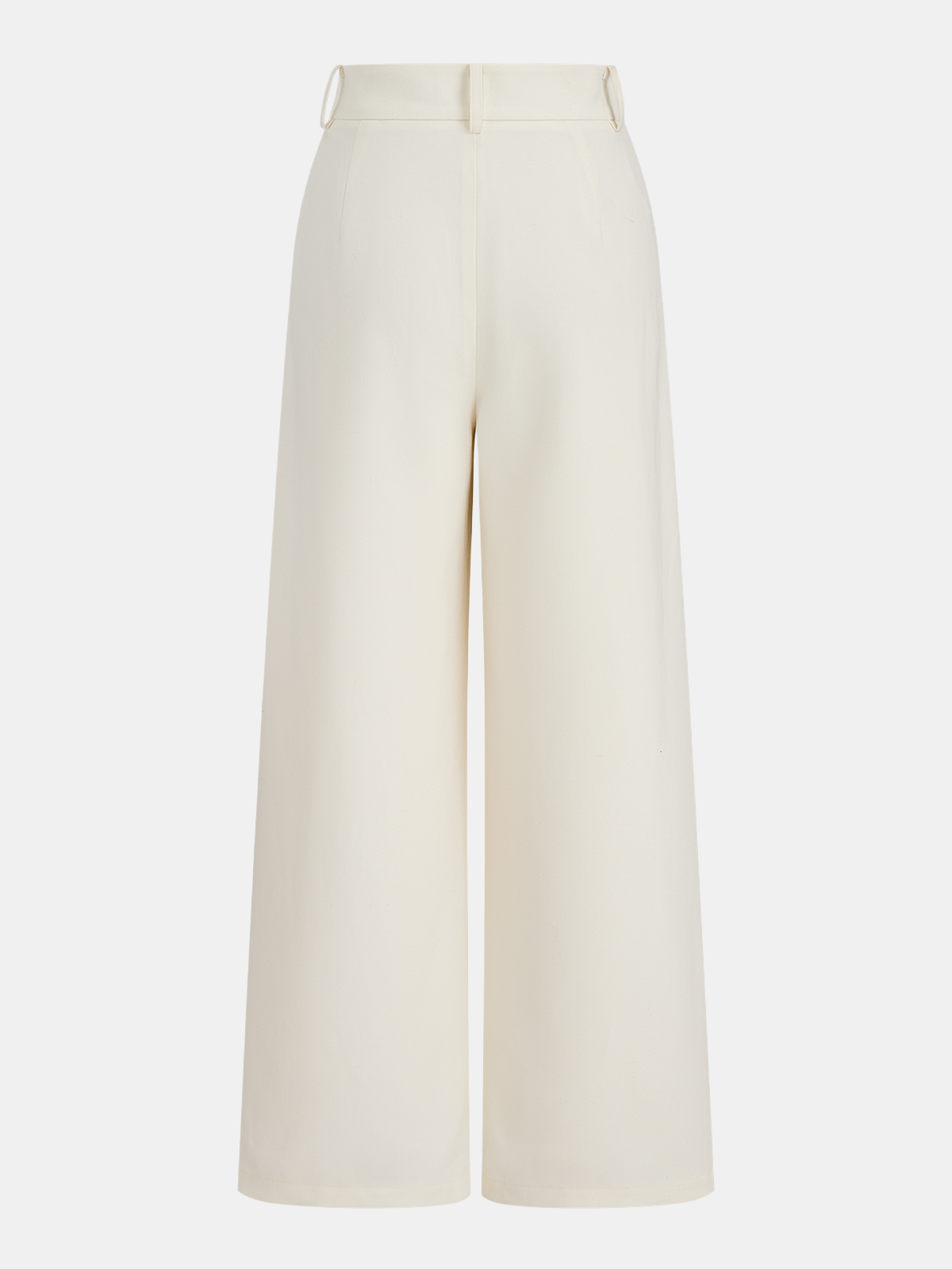 Belted Peplum Blazer Vest & Wide Leg Pants Set