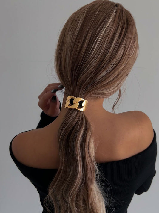 Chunky Chain Elastic Hair Tie