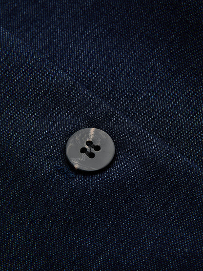 Faux Denim Tailored Vest