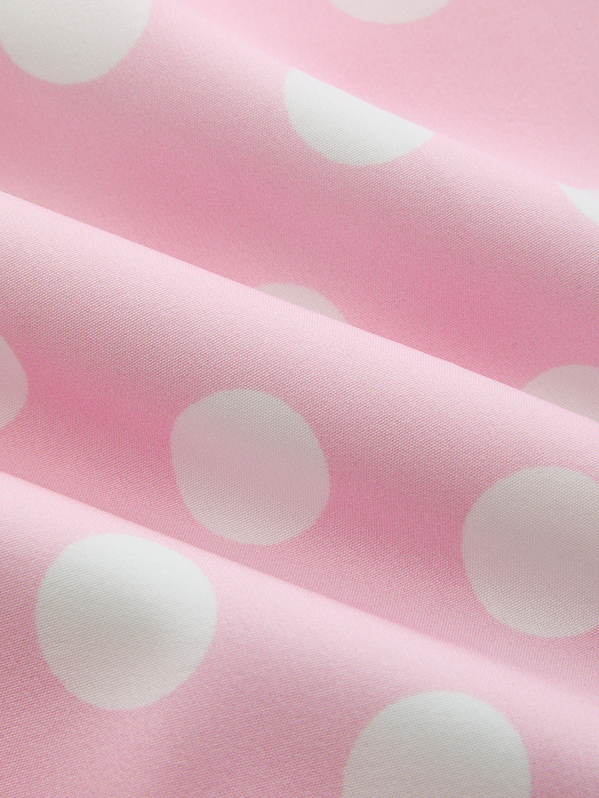 Polka Dot Halter Ruched Midi Dress