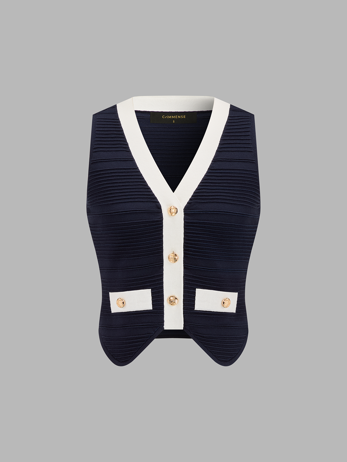 Contrast Trim Knit Co-Ord Set