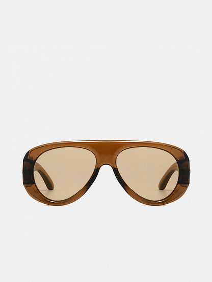 Retro Oversized Pilot Sunglasses