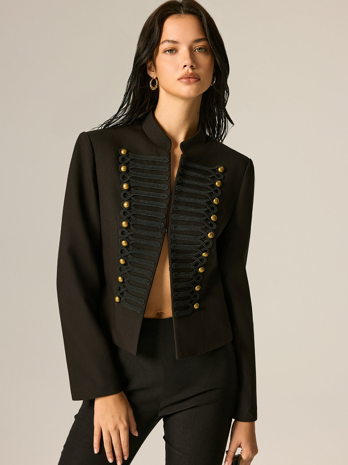 Napoleon Stand Collar Jacket