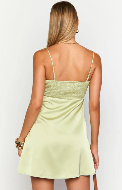 Chantell Sage Mini Dress