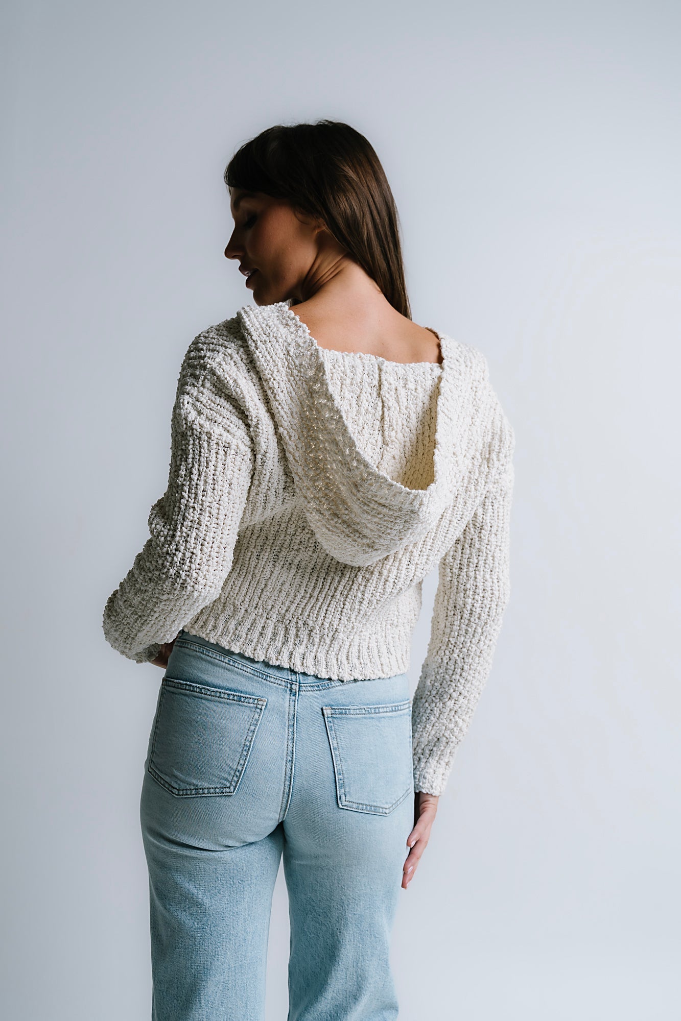 Georgie Knit Sweater in Ivory - FINAL SALE