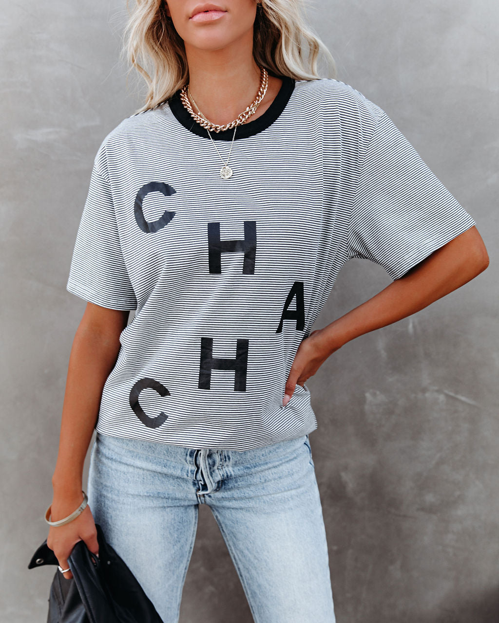 Ellandemm - Striped Cotton Cha Cha Tee