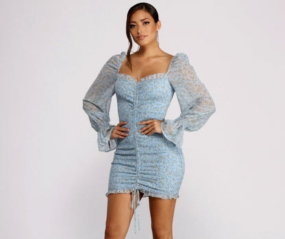 For The Love of Florals Mini Dress