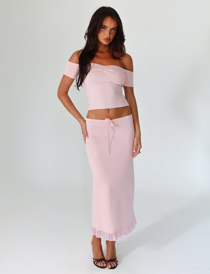 LILYANNA SKIRT - PINK : BABY PINK