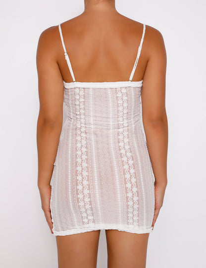 SOPHA TWO PIECE DRESS - WHITE