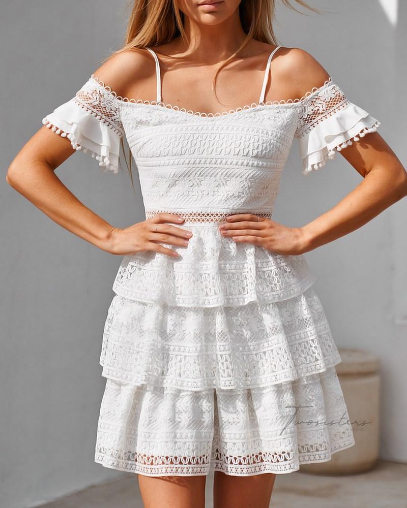 Melinda Dress - White