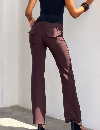 KITTIE PANT - BROWN : CHOCOLATE