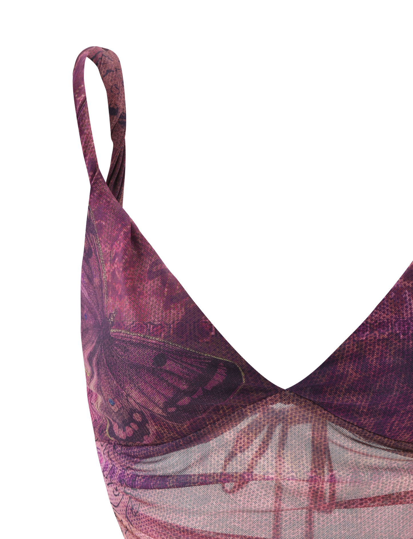 THEO TOP - PLUM BUTTERFLY PAISLEY
