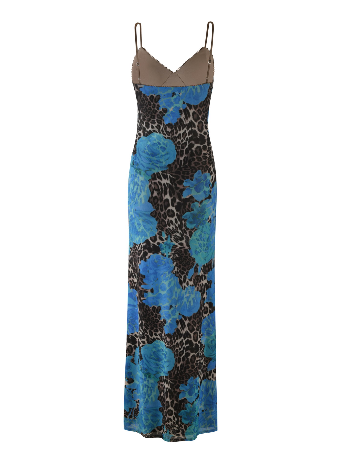 JULIANNA DRESS - BLUE : LEOPARD