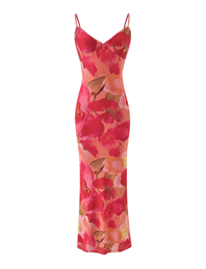 JULIANNA MAXI DRESS - DAIQUIRI FLORAL