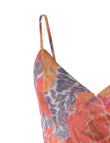 JULIANNA DRESS - MULTI : LEOPARD : ORANGE LEOPARD