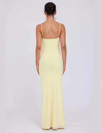 JULIANNA DRESS - YELLOW : LEMON