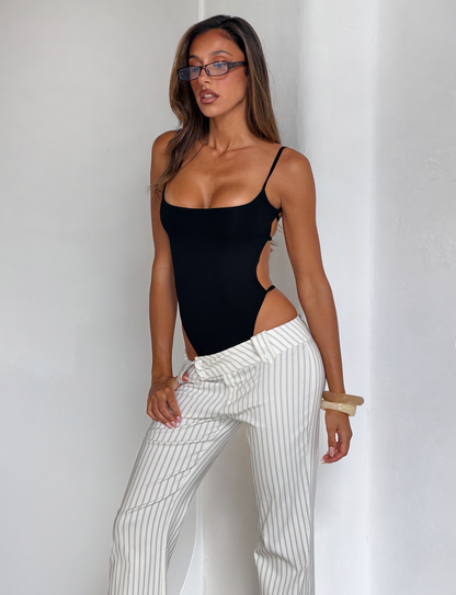MINERVA BODYSUIT - BLACK