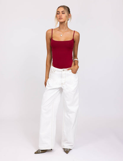 MINERVA BODYSUIT - RED