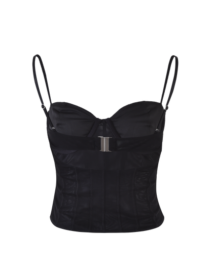 MAIZIE TOP - BLACK